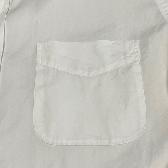 Paul Fredrick Men's Dress Shirt - French Cuffs - White - Size L (16.5x34) - GUC - Picture 7 of 10